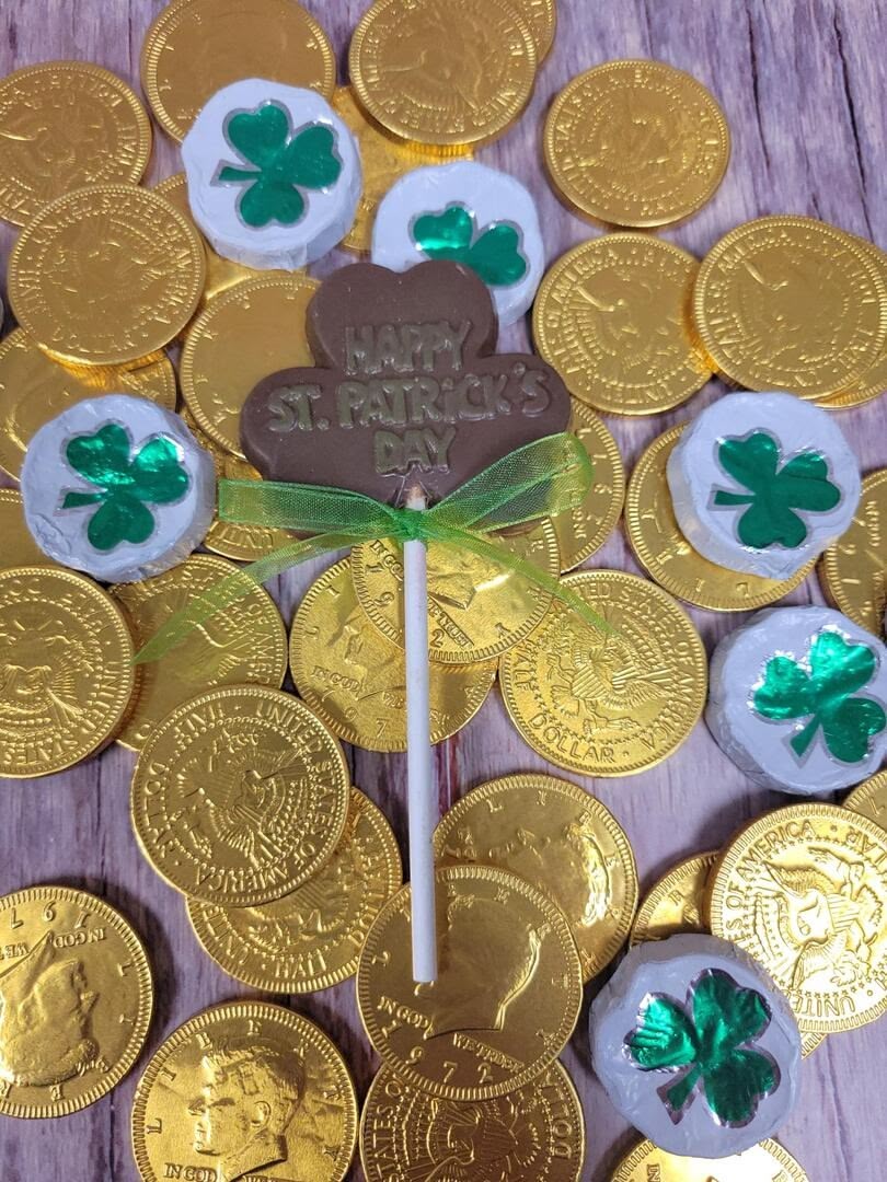 HAPPY ST PATRICK'S DAY  SMALL SHAMROCK SUCKER